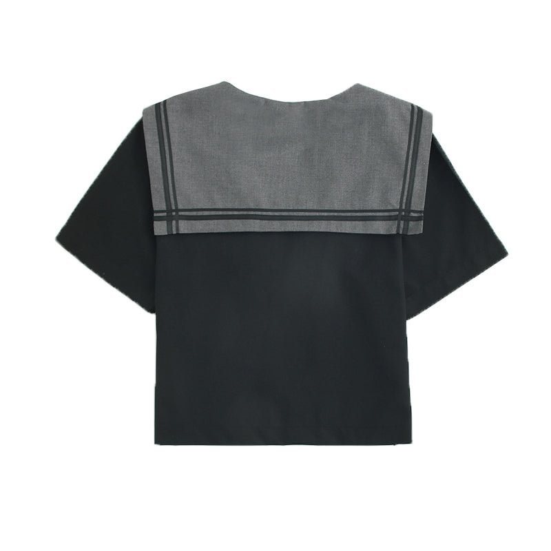Children  Size Black Long Sleeves School Uniform Cosplay Costume