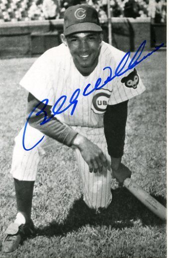 BILLY WILLIAMS SIGNED JSA CERT STICKER Photo Poster painting POSTCARD AUTHENTIC AUTOGRAPH