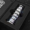 7 in 1 Metal Spin Dice, Metal DND Spin Dice - Unique Tabletop RPG Accessory, Fidget Gadget and Gift for Dungeon Masters and Gamers