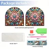 Acrylic Mandala Diamond Painting Paper Towel Napkin Holder for Home Art Crafts