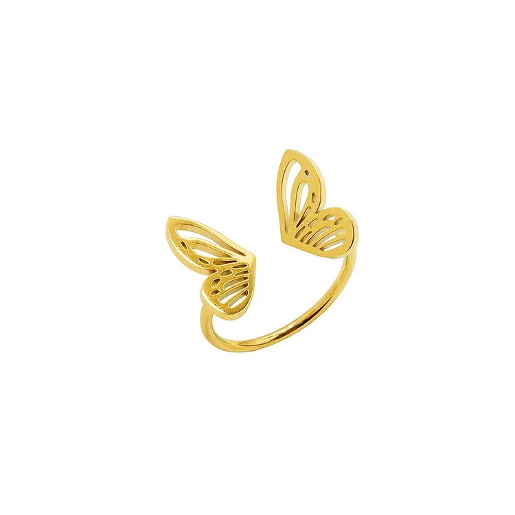 Butterfly Simple Stackable Ring