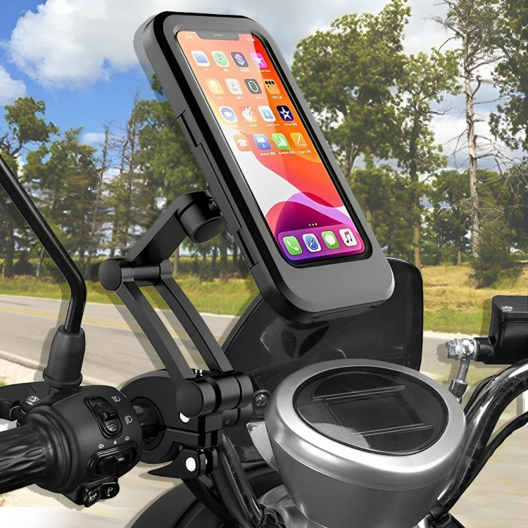 Waterproof Mobile Phone Holder for Bicycles and Motorcycles