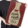 Farm Fresh Milk - Metal Tin Signs(8*12Inch/12*16Inch)