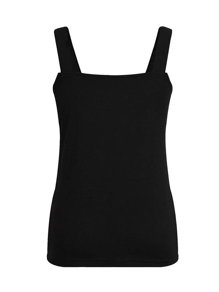 Trendy Sexy Square Neck Tank Top 8158