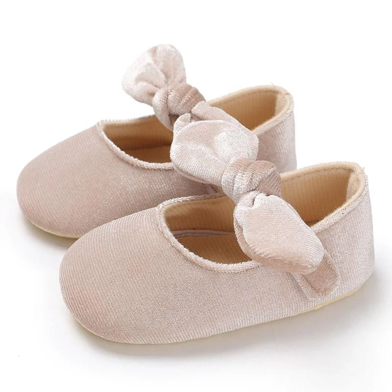 Baby Girls Cotton Shoes Retro Spring Autumn Toddlers Prewalkers Cotton Shoes Infant Soft Bottom First Walkers 0-18M