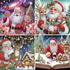 (US Local)4Pack Xmas-Crystal Rhinestone Diamond Painting(30x30cm)