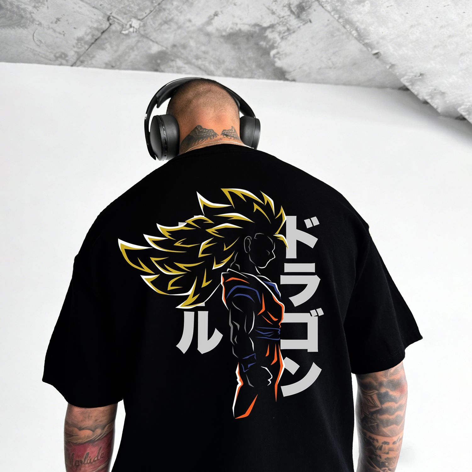 Dragon Ball Z Goku Graphic T-Shirt for Men - Bold Anime Design with Iconic Character Print