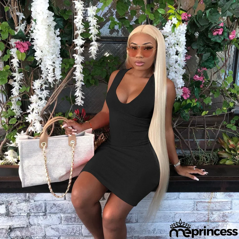 Women's Fashion Sexy Sleeveless Dress