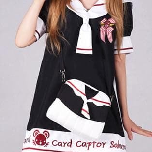 Black [Card Captor Sakura] Seifuku Shoulder Bag Hand bag SP153805