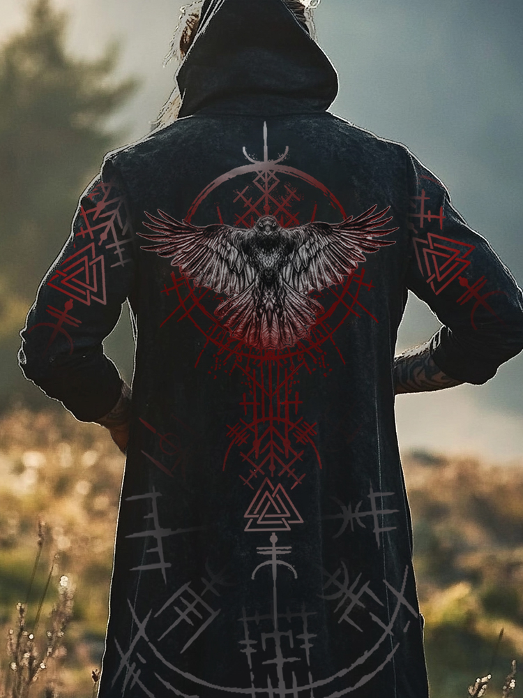 Viking Odin Knot and Stone Disc Eagle Jacket / Rvogue / Rvogue
