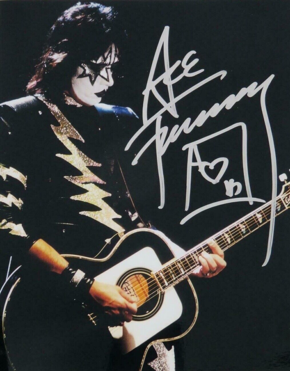 Ace Frehley 8x10 Signed Autographed ( Kiss ) REPRINT