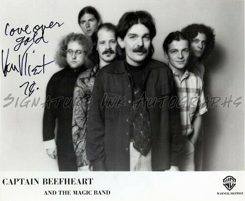 Don Van Vliet Captain Beefheart signed Vintage Promotional 8x10 Photo Poster painting reprint