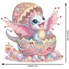 Diamond Painting Jewelry Baby Dragon Single-Side Desktop Diamond Art Kits for Adults Beginner