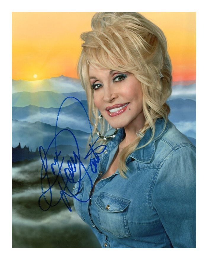 DOLLY PARTON AUTOGRAPHED SIGNED A4 PP POSTER Photo Poster painting PRINT 3