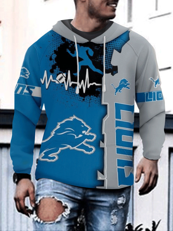 2021 NFL trend  printing men's hoodie
