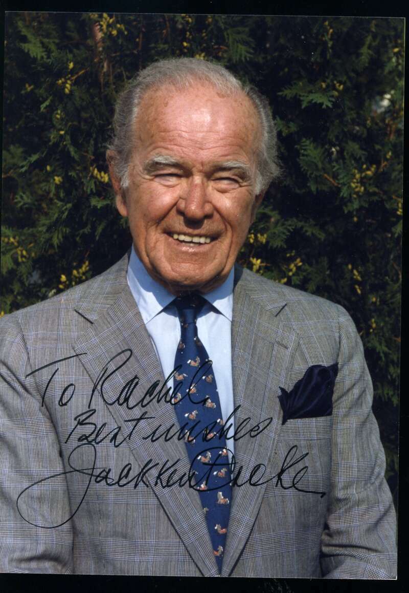 Jack Kent Cooke Jsa Coa Autograph Hand Signed Vintage 5x7 Photo Poster painting