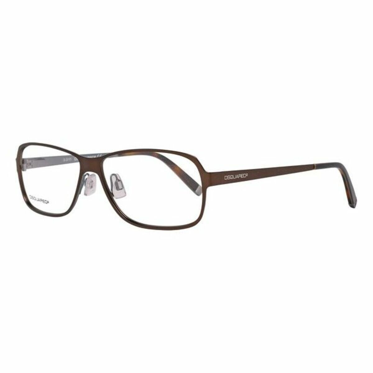 Men' Spectacle frame Dsquared2 DQ5057 56049 Brown &oslash; 56 mm