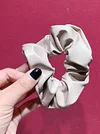 Simple PU Material Ponytail Holder Headwear