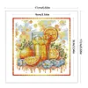 Vitamin C Drink-14CT Stamped Cross Stitch 17*17cm/6.69*6.69in tapestrymarket