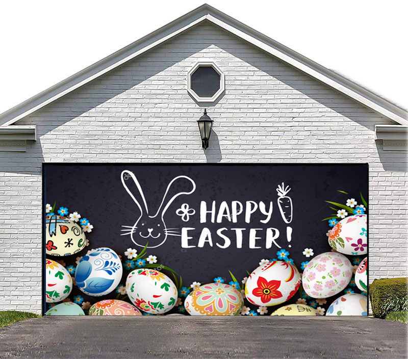 Easter Garage Door Mural