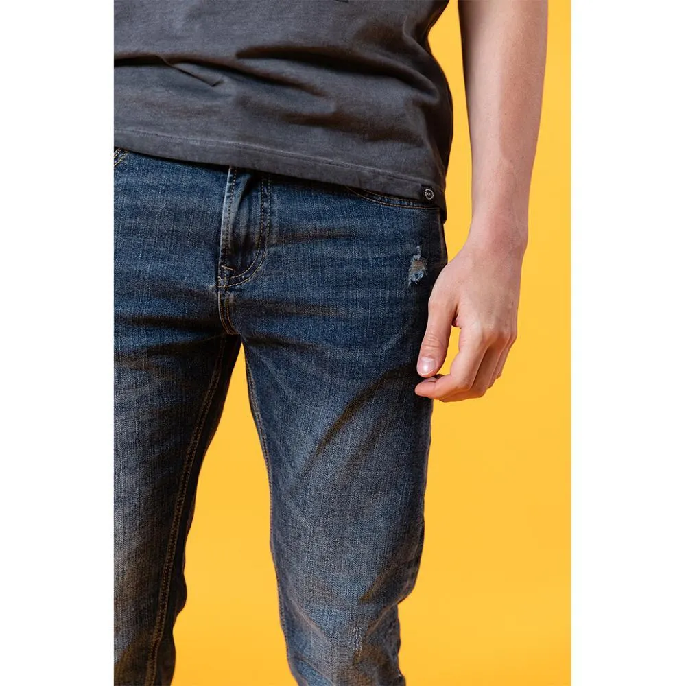 SIMWOOD 2021 summer new slim fit jeans men fashion casual ripped hole denim trousers high quality plus size clothing SJ120388