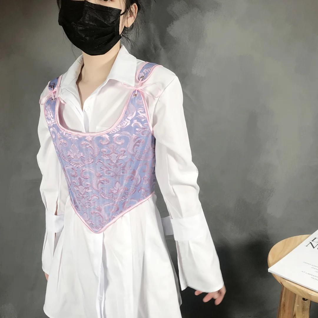 Billionm Women Jacquard Bandage Corset Waist Sexy Shapewear Overbust Female High Street Belt Slim Ladies Party Wear Body Shaper