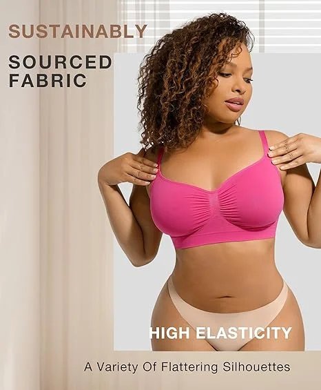 🔥Last day 60% OFF - 💖Women's Wireless Sculpt Bra Comfort Bralettes No Underwire Unlined Cami Bra