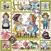 Anne Of Green Gables-14CT Stamped Cross Stitch Egyptian Cotton 30*30cm/11.81*11.81in tapestrymarket
