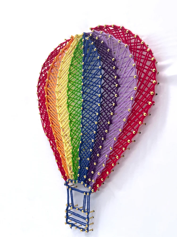 String Art - Big Hot Air Balloon