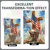 Diamond Painting -DIY Round Drill Independence Day Cross(60*40CM)