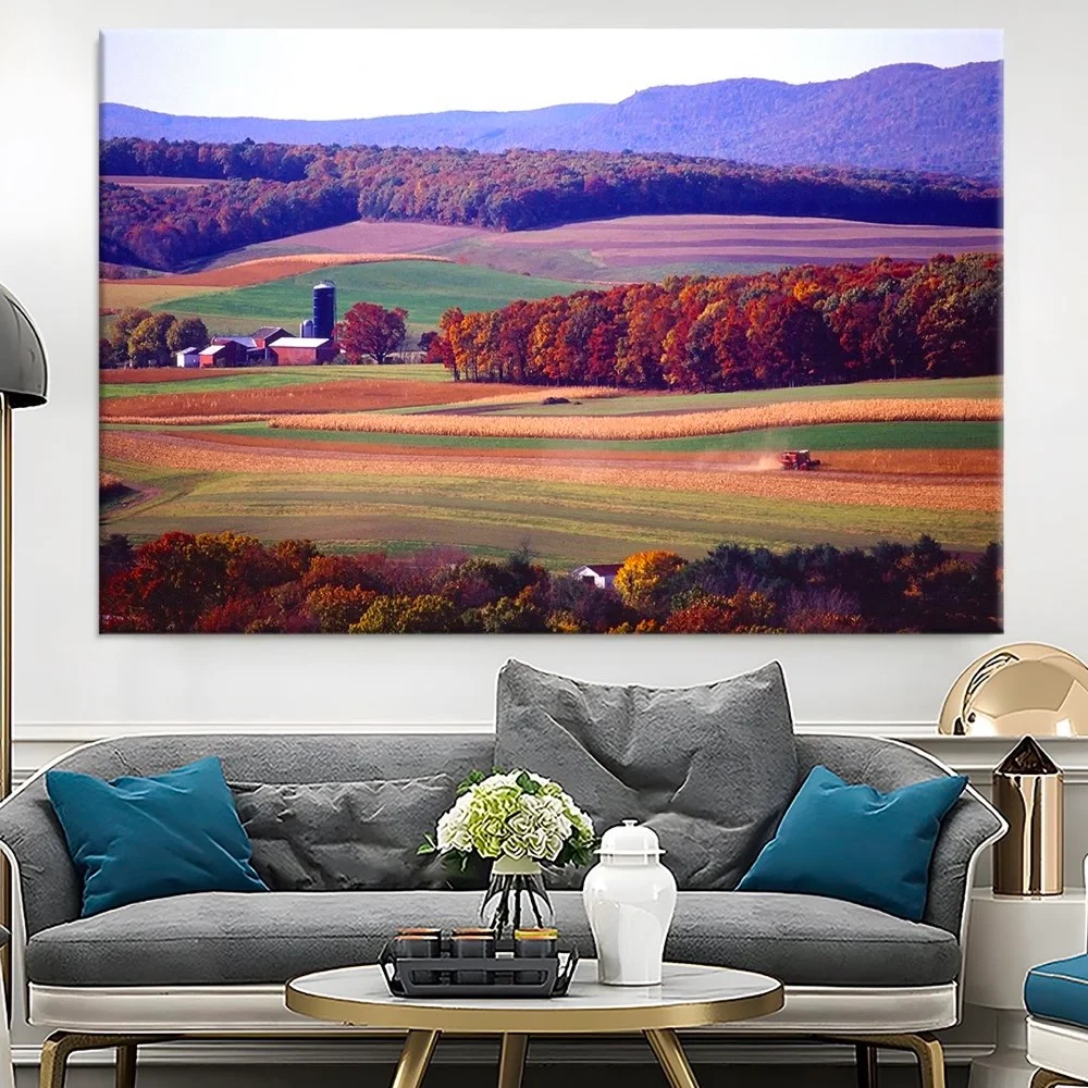 Farm Farming Canvas Wall Art