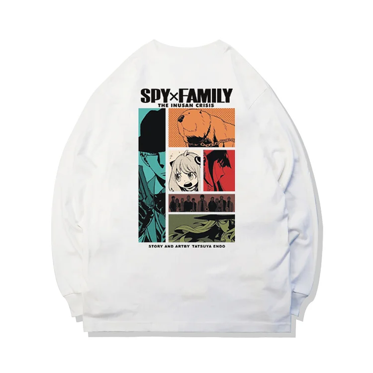 Pure Cotton Spy×Family Anime Long Sleeve T-shirt weebmemes