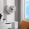 Foldable Air Cooler Wireless Fan Personal Fan for Home (white rechargeable A)