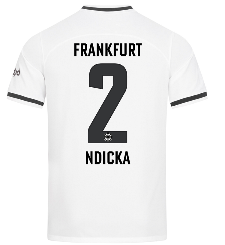 Eintracht Frankfurt Evan Ndicka 2 Trikot Heim 2022-2023