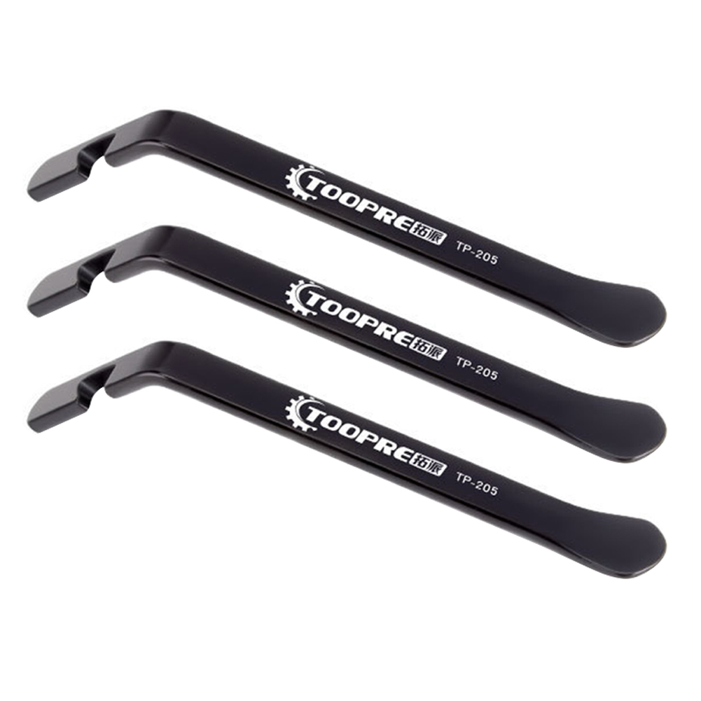 

3pcs TOOPRE Mountain Bike Tyre Lever Pry Tire Bar Removal Tools, Black, 501 Original