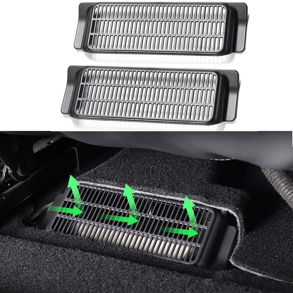 Model 3/Y Under Front Seat Air Vent Covers (1 Pair) (2017-2022)
