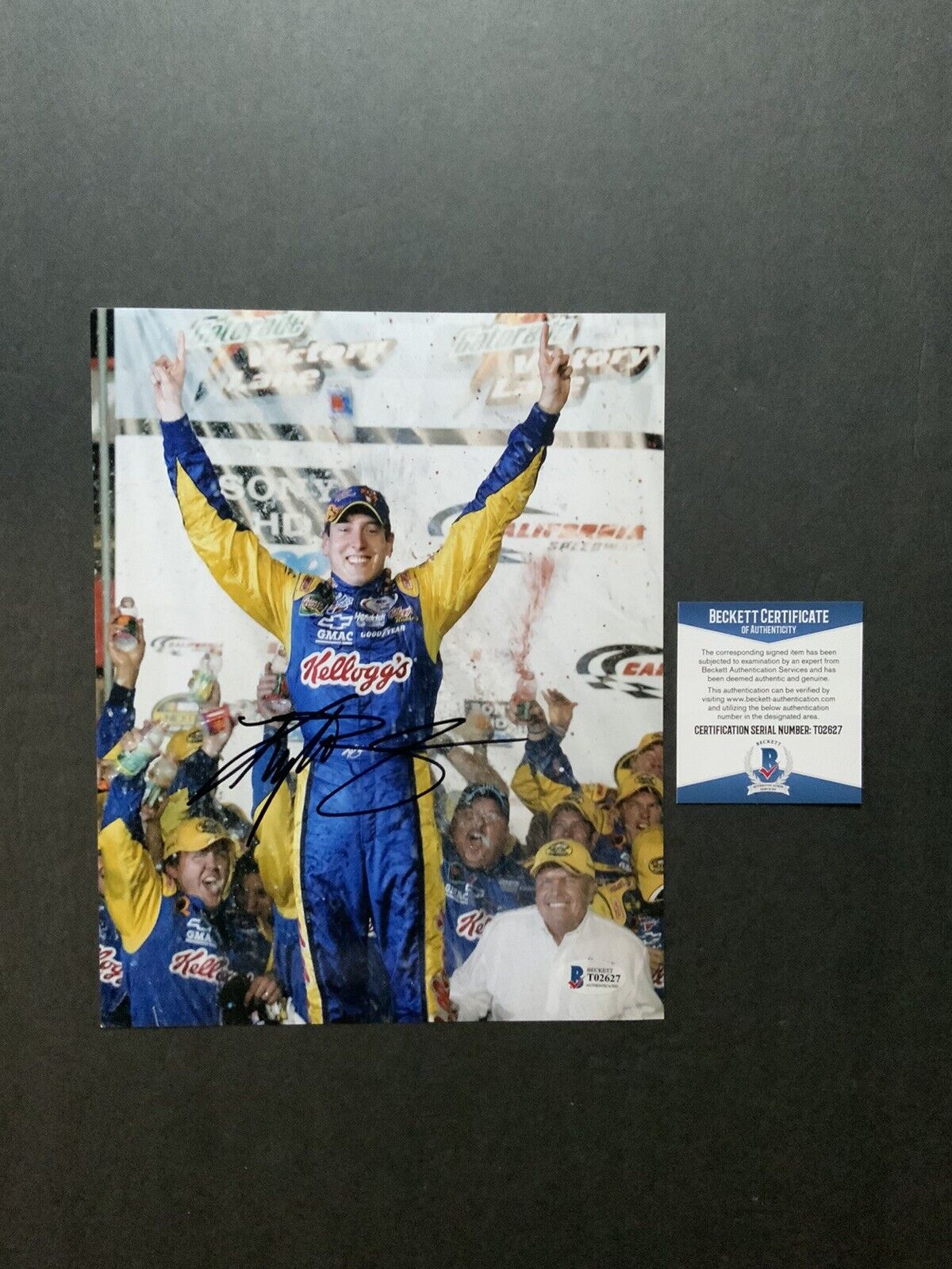 Kyle Busch Hot! signed autographed Nascar Legend 8x10 Photo Poster painting Beckett BAS coa