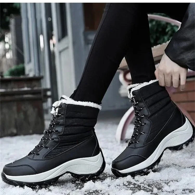 Waterproof Ankle Boots Women - Winter Shoes