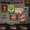 4pcs - Hot Oil Mix - Vintage Metal Signs(8*12Inch)