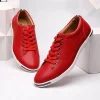 Large Size Fashionable Lace-up Leather Shoes