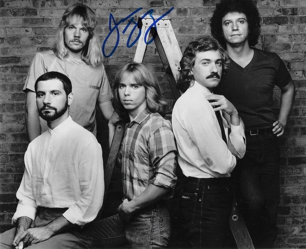 * JAMES JY YOUNG * signed 8x10 Photo Poster painting * STYX * * 13