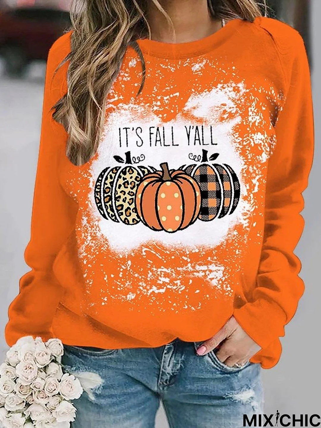 Halloween Casual Loose Sweatshirt