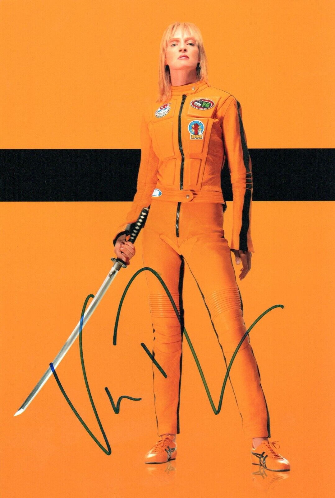 Uma Thurman Kill Bill Genuine Autograph Signed 12 - 8 Photo Poster painting