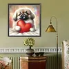 Diamond Painting -DIY Round Drill Love Puppy(40x40cm)