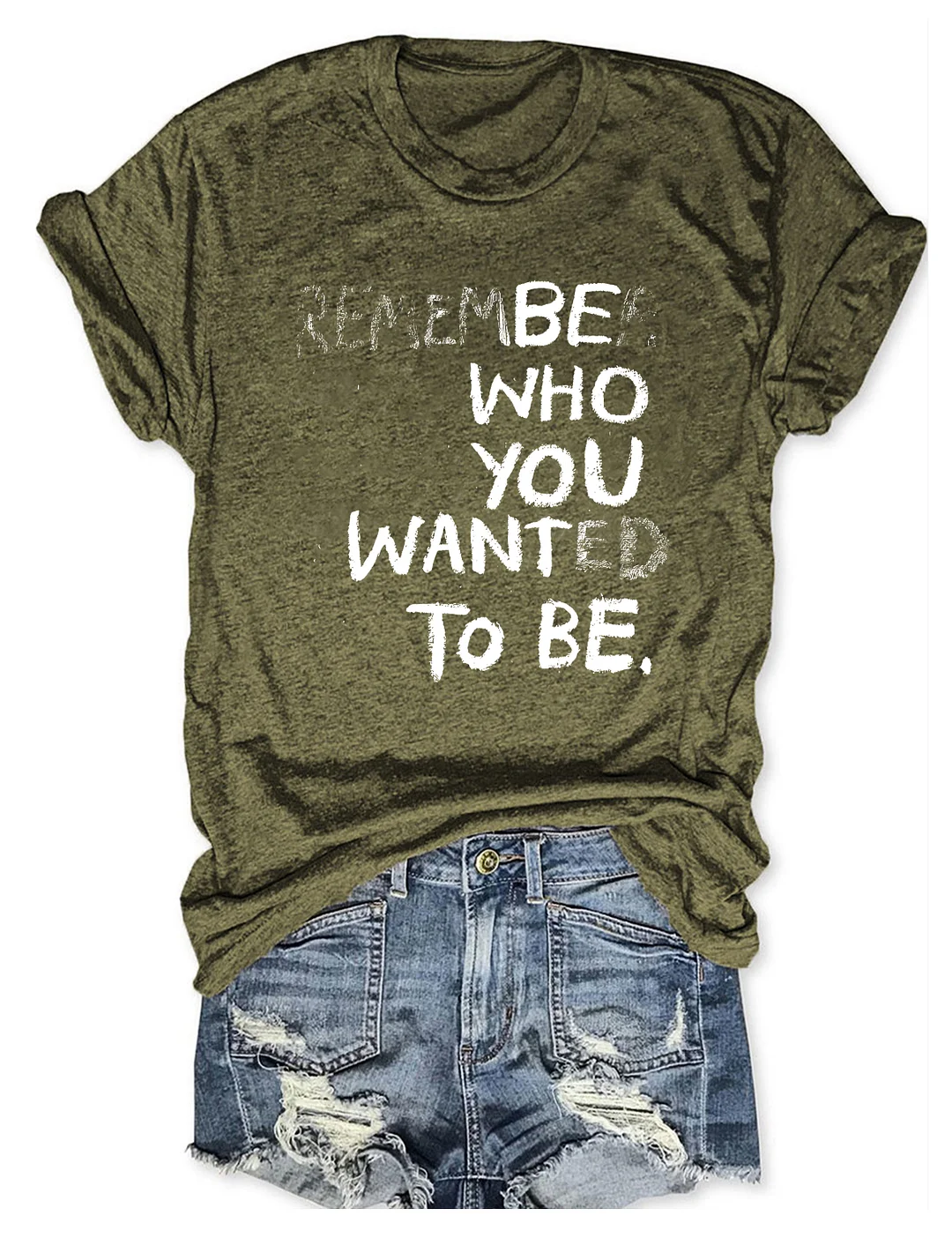 Remember Who You Wanted To Be T-shirt