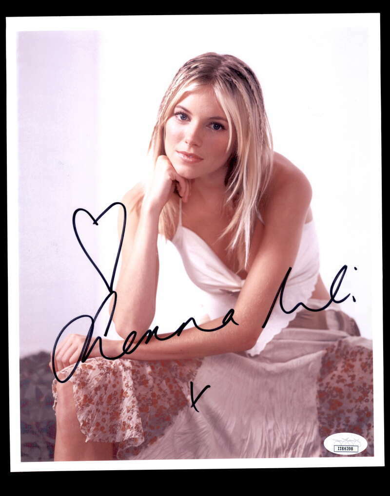 Sienna Miller JSA Coa Hand Signed 8x11 Photo Poster painting Autograph