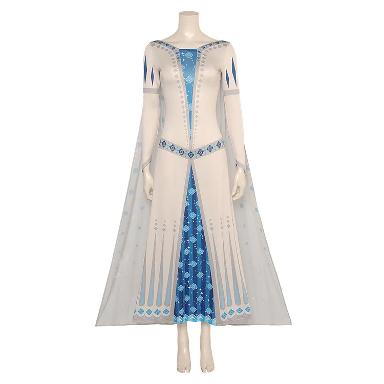 Wish 2023 Queen Amaya White Dress Outfits Cosplay Costume Halloween Carnival Suit