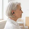Bluetooth-Compatible Clip-On Sports Headphones Noise Reduction Single Ear Headphones Clip-On Open-Ear Earphones for Fitness Running Workout