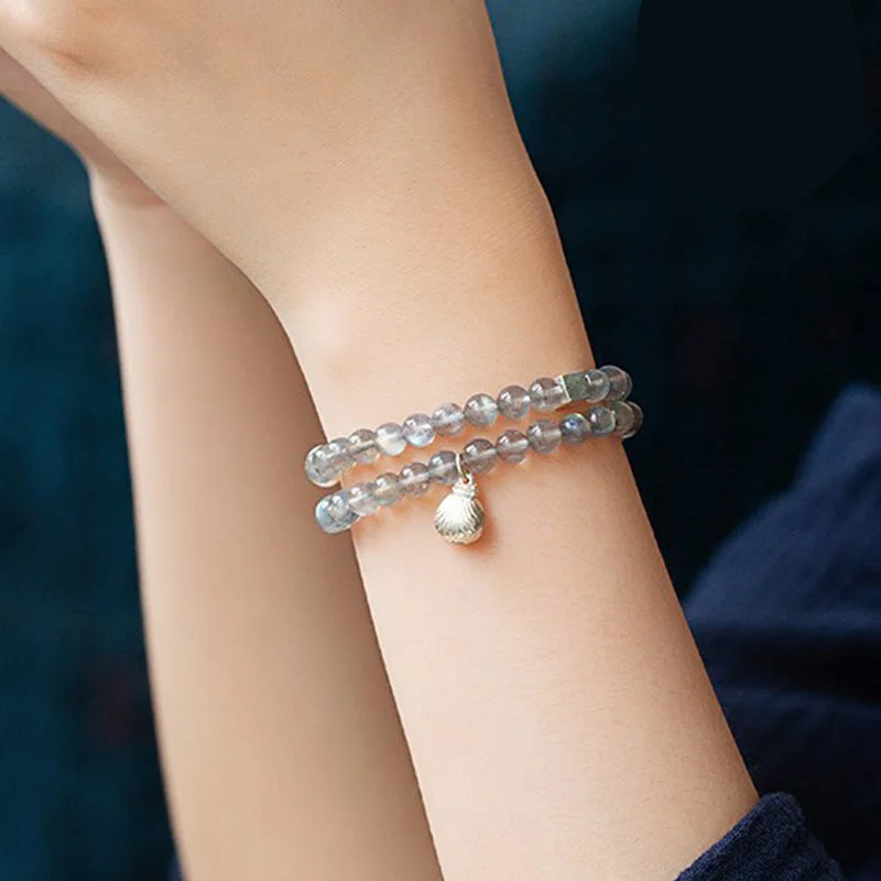 Natural Moonstone Love Healing Charm Bracelet