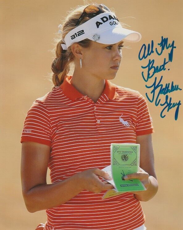 KATHLEEN EKEY SIGNED LPGA GOLF 8x10 Photo Poster painting #4 Autograph PROOF